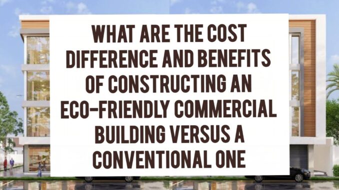What Are The Cost Differences And Benefits Of Constructing An Eco-Friendly Commercial Building Versus A Conventional One What Are The Cost Differences And Benefits Of Constructing An Eco-Friendly Commercial Building Versus A Conventional One